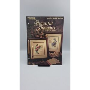 Beautiful Thoughts 4‎ Designs, 1993,  Leaflet #2432, Cross Stitch Pattern